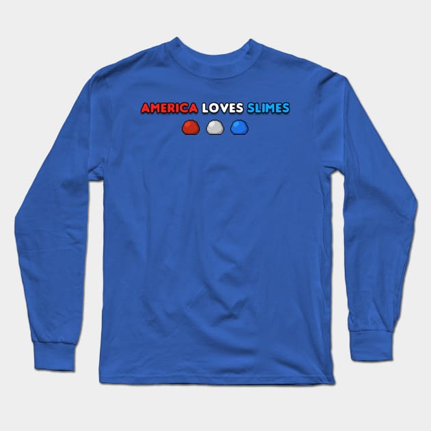 America Loves Slimes Long Sleeve T-Shirt by Morgenstern